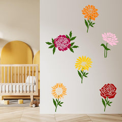 These stencils work beautifully on multiple