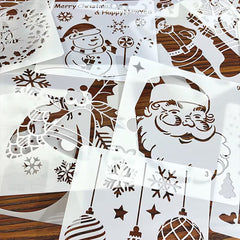 christmas stencil set for painting