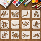 insect stencil diy