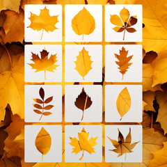 Autumn craft stencil
