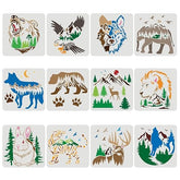 animal stencil painting