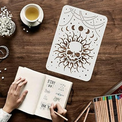 halloween stencil sheet