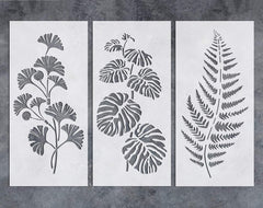 reusable leaf painting stencil for diy crafts