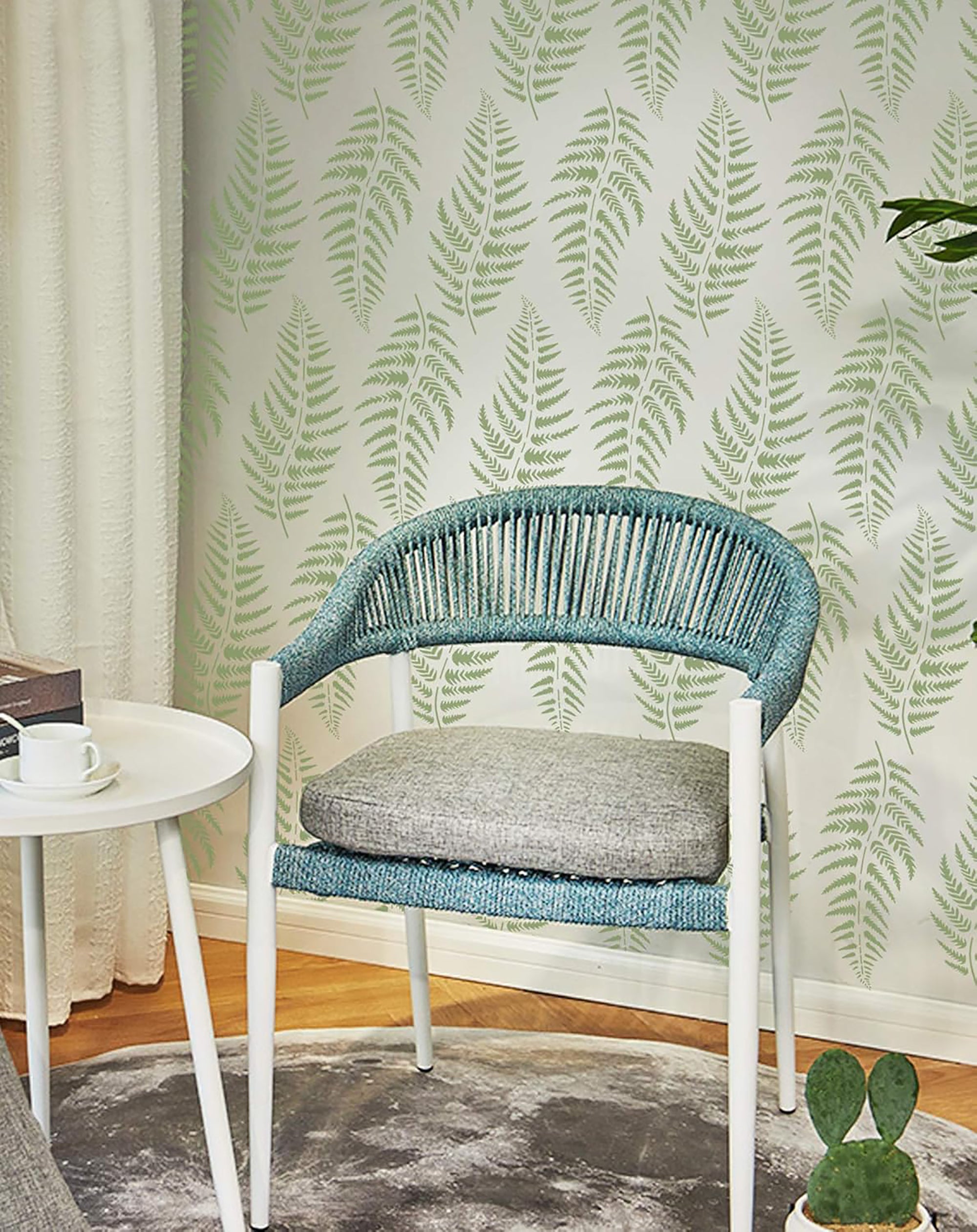 diy leaf stencil for acrylic art