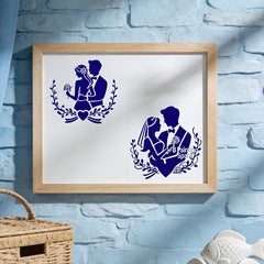 love theme stencil for crafts