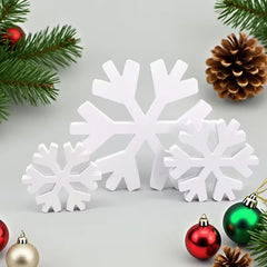 white pvc christmas winter signs