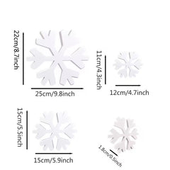 snowflake tiered tray decoration