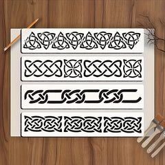 wall painting stencil border