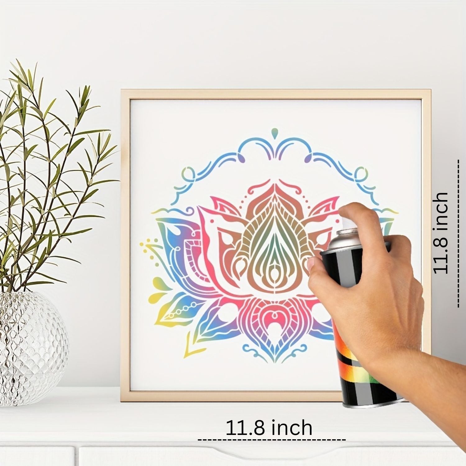 Large Flower Stencil