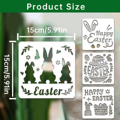 easter bunny painting stencil