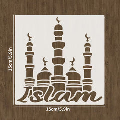 ramadan eid reusable stencils