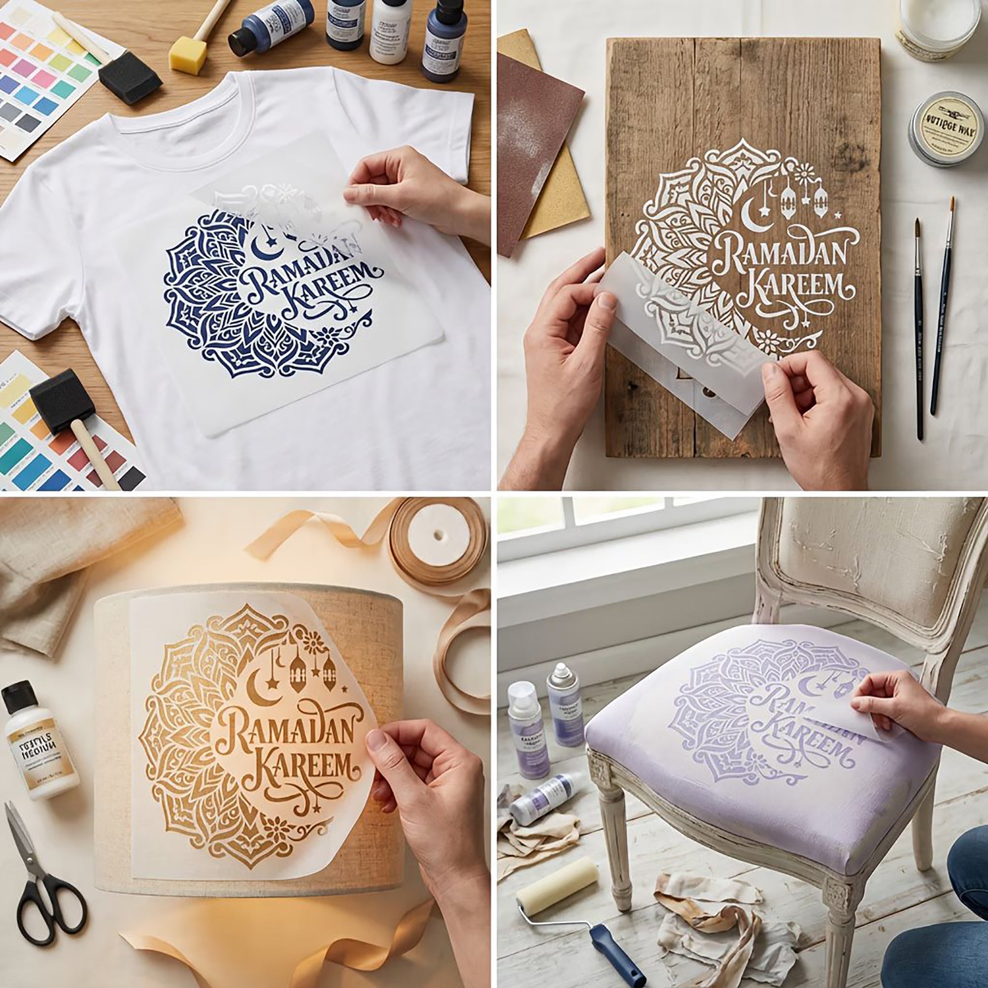mandala painting stencil