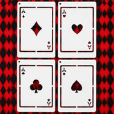 reusable ace of spades stencil for diy crafts
