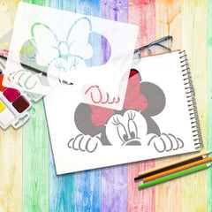 Mouse Themed Stencil Set for Crafting