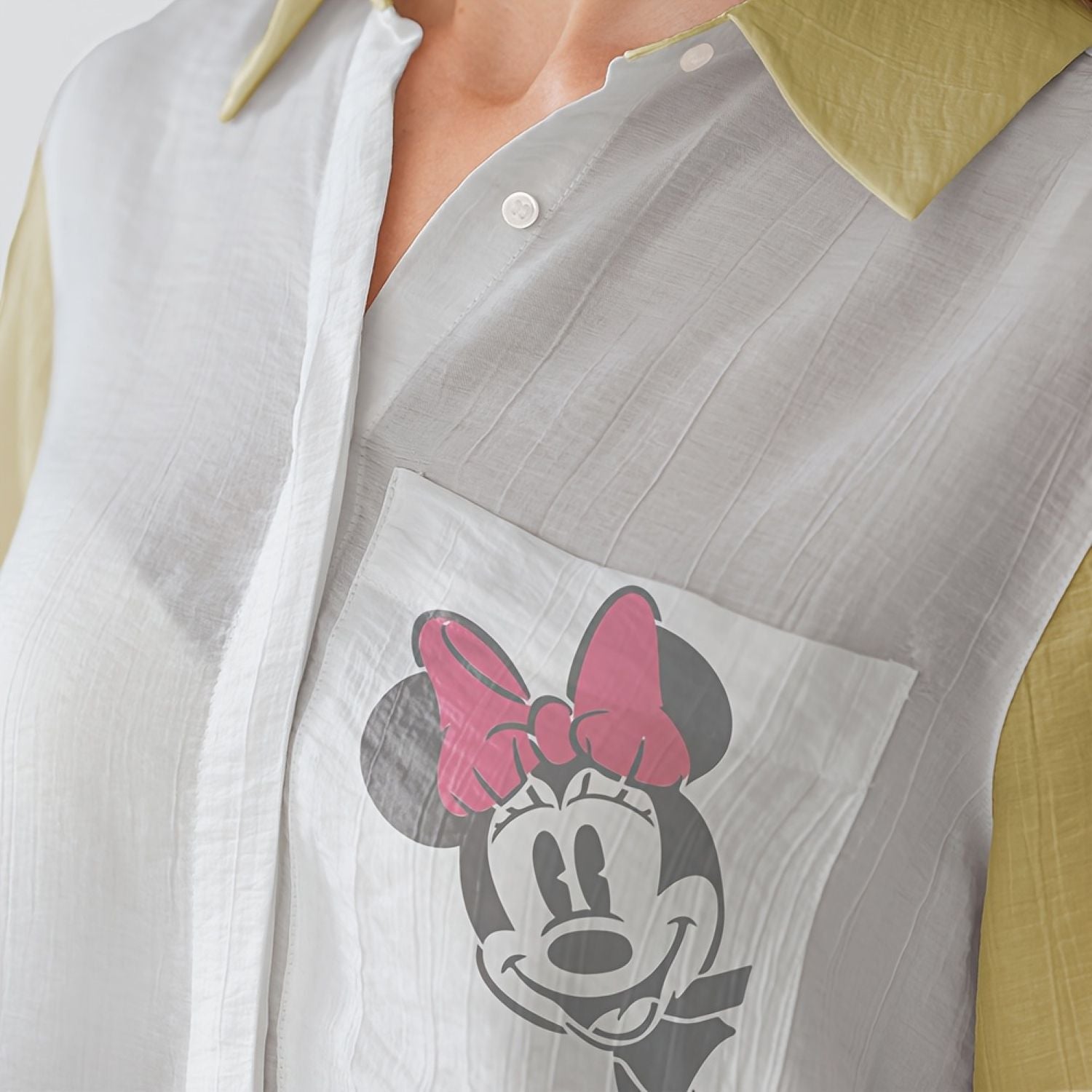 Mickey Minnie Stencils for Fabric Painting
