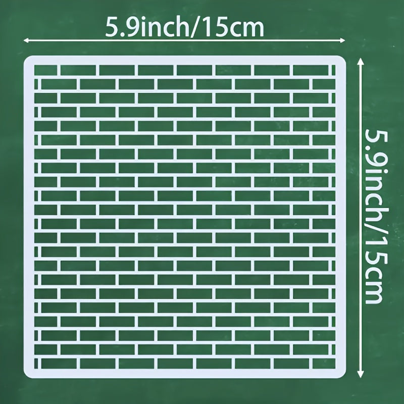 Brick pattern stencil
