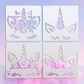Reusable Unicorn Stencils for DIY