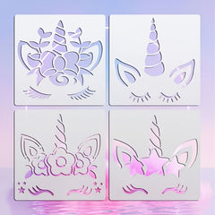 Reusable Unicorn Stencils for DIY