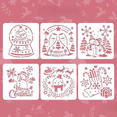 christmas stencil diy