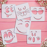Reusable Smile Stencils for Painting