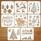 christmas craft stencils for painting