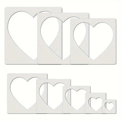 heart stencil diy