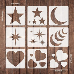 symbol stencil sheet