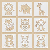 animal drawing stencil set for kids