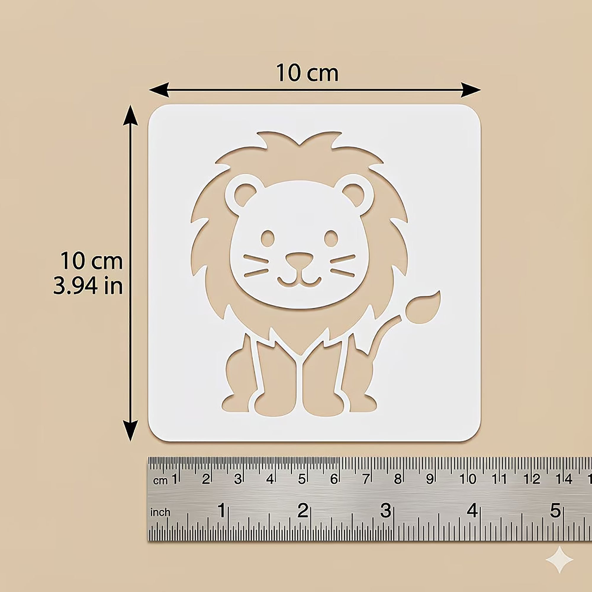 reusable animal painting stencil pack