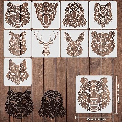 lion stencil