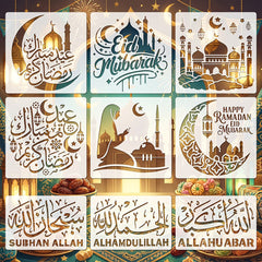 ramadan stencil diy