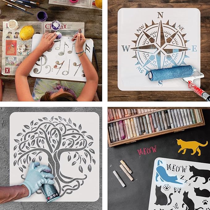 wood painting stencil