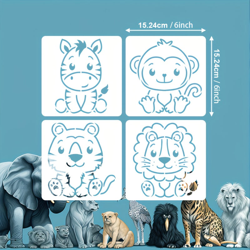 DIY animal stencil templates