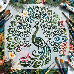 mandala art stencil for students artists and hobby makers