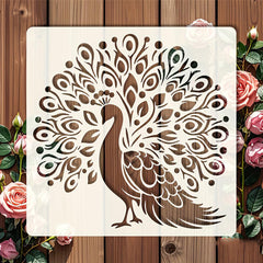 pet plastic stencil for acrylic art work