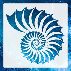 shell stencil template