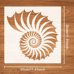 spiral stencil pattern