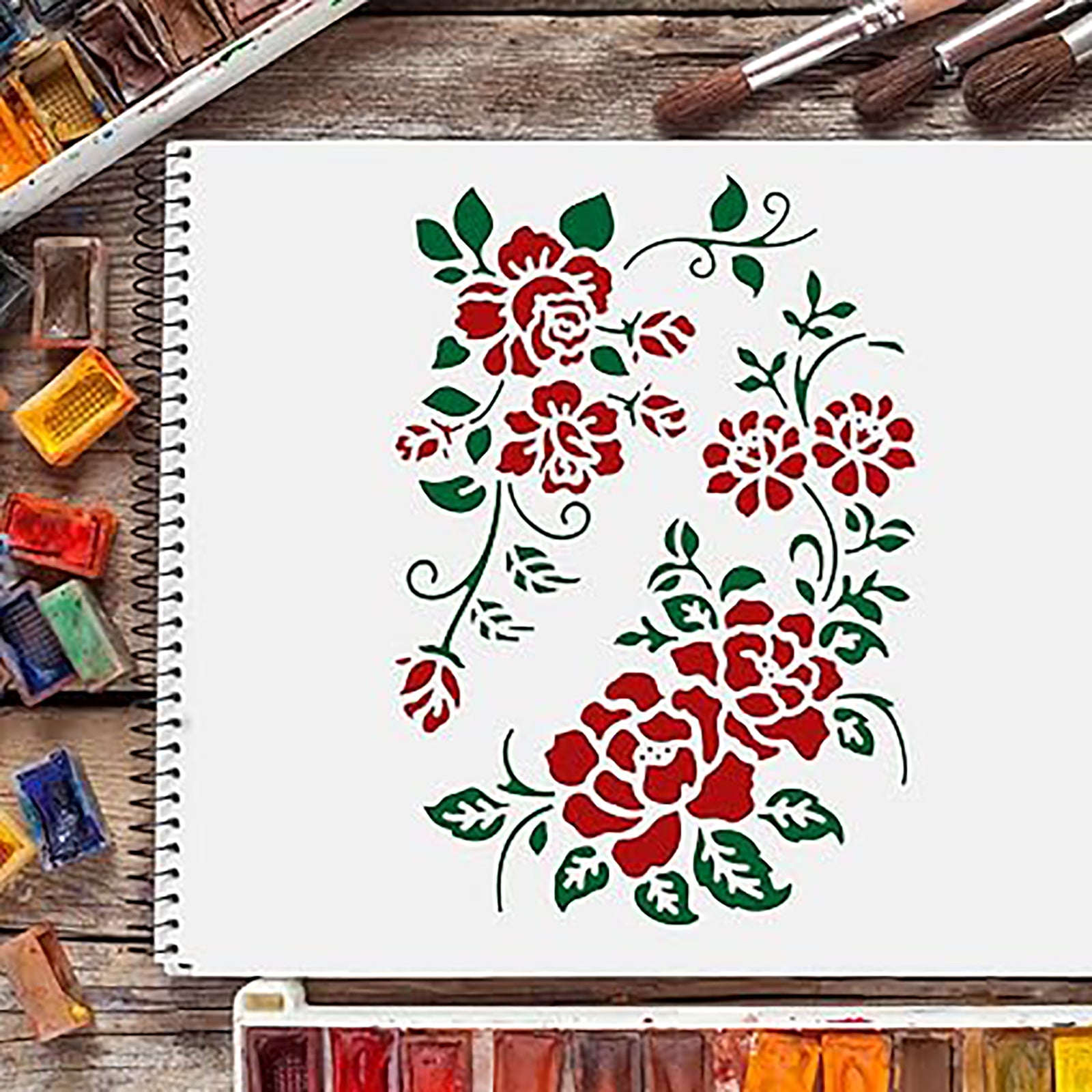 floral stencil