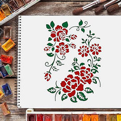 floral stencil
