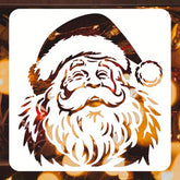 santa claus stencil for christmas
