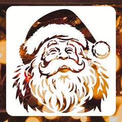 santa claus stencil for christmas