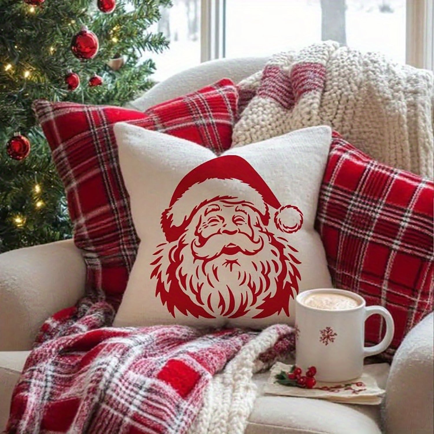 christmas home decor stencil