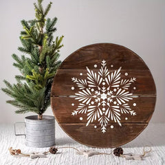 christmas wall art template