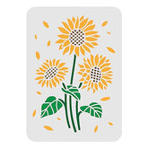 sunflower stencil