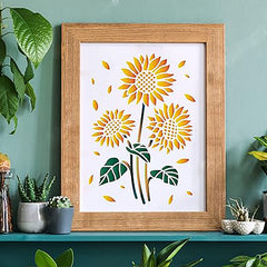 DIY flower stencil