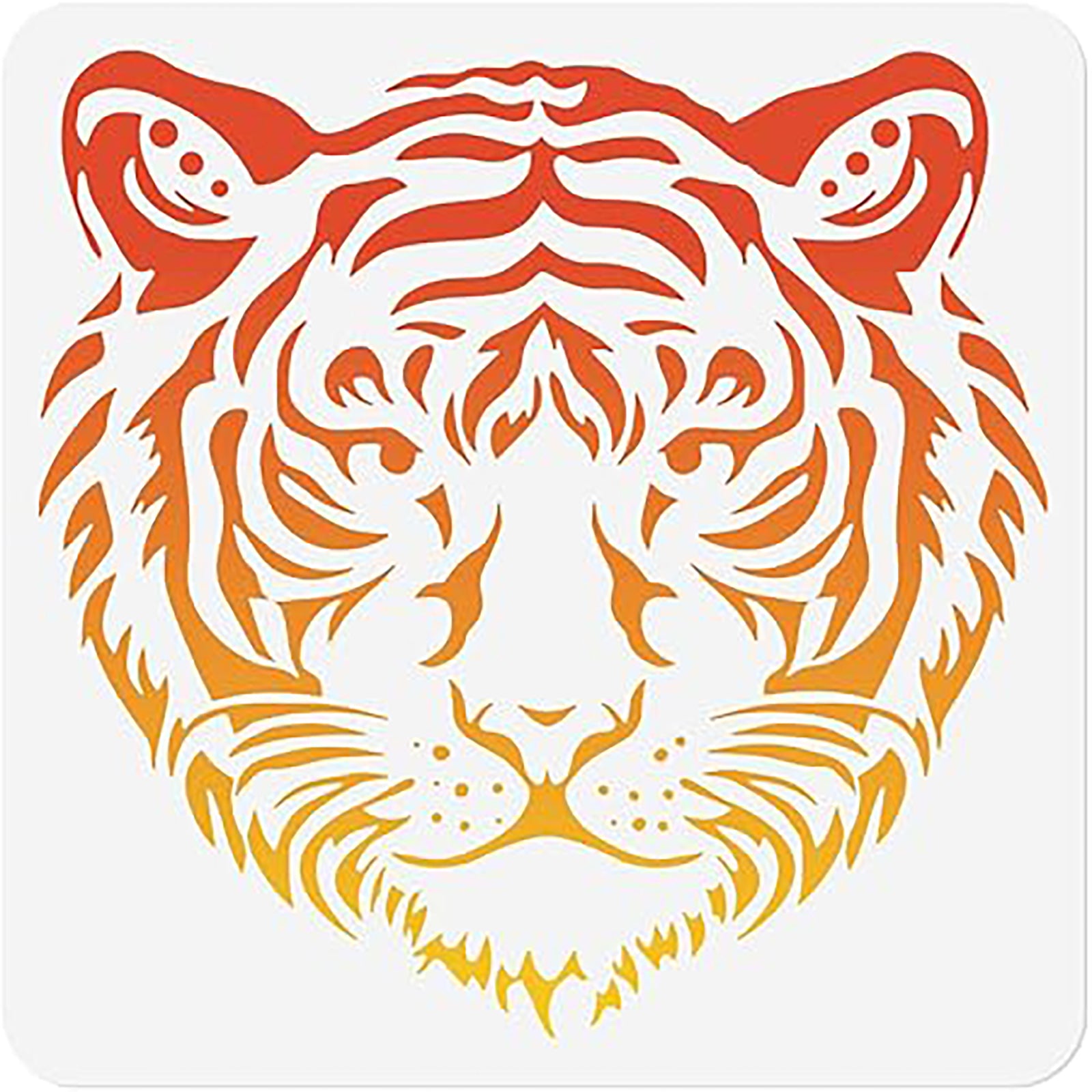 tiger stencil diy