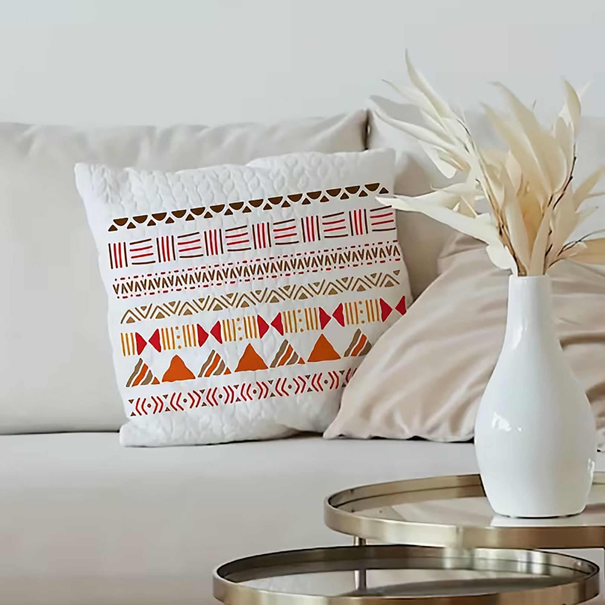 diy stencil for texture paste border work