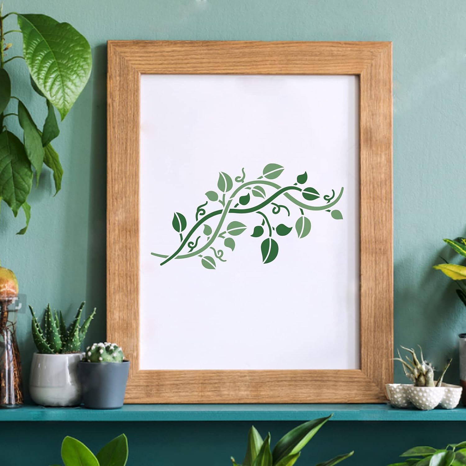 DIY leaf stencil