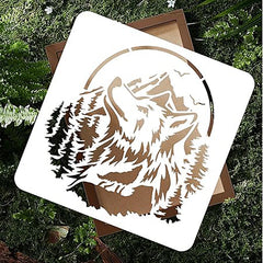 animal face stencil
