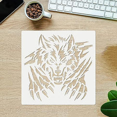 animal predator stencil